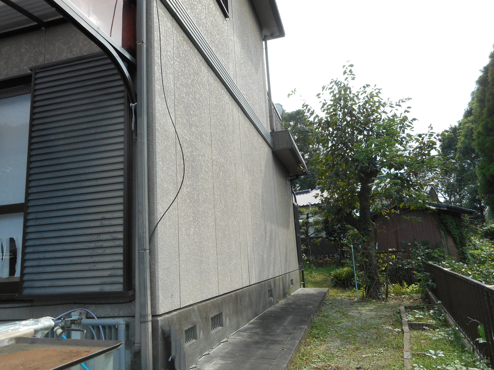 松岡建設外壁屋根塗装施工前画像