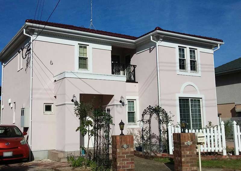 松岡建設外壁屋根塗装施工例