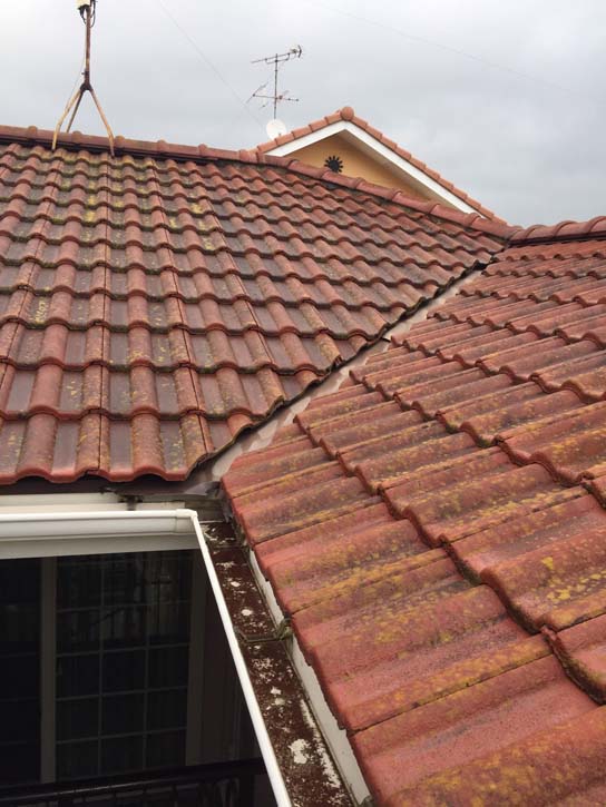 松岡建設外壁屋根塗装施工前画像