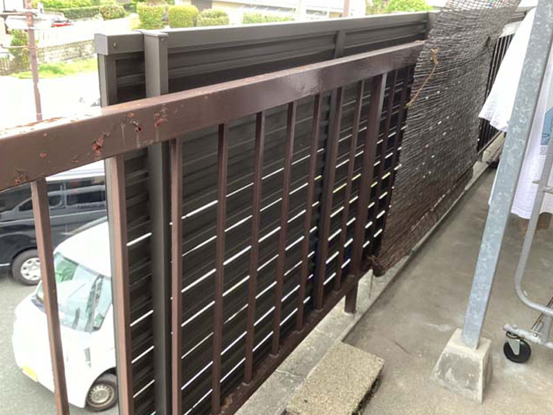 松岡建設外壁塗装施工前画像