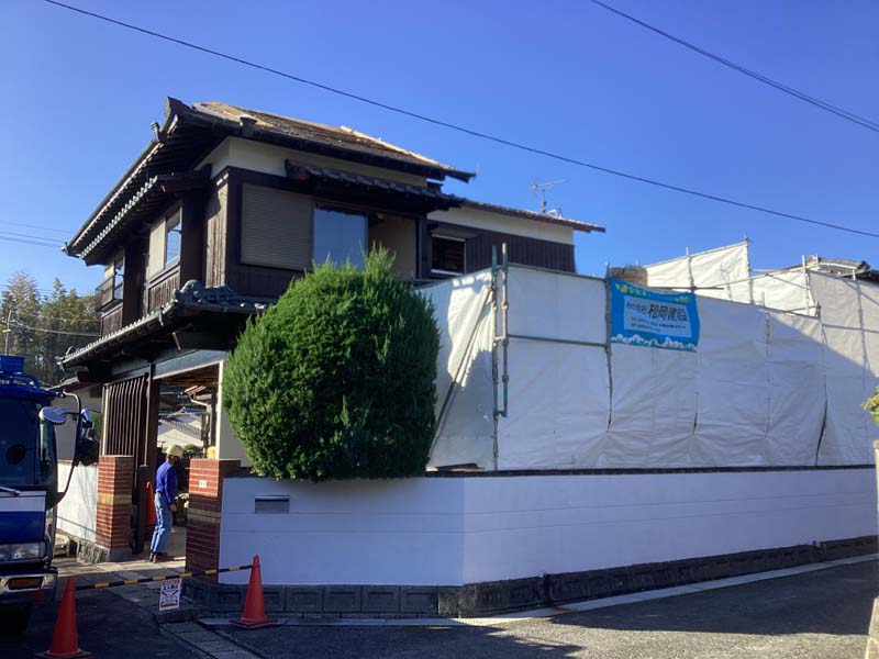 松岡建設家屋解体施工例施工前