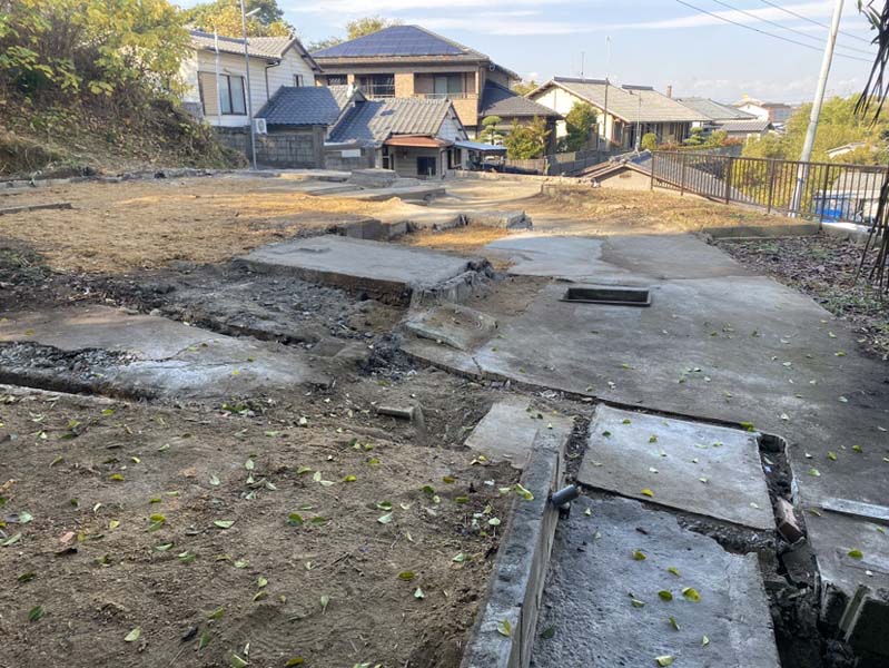 松岡建設家屋解体施工後画像