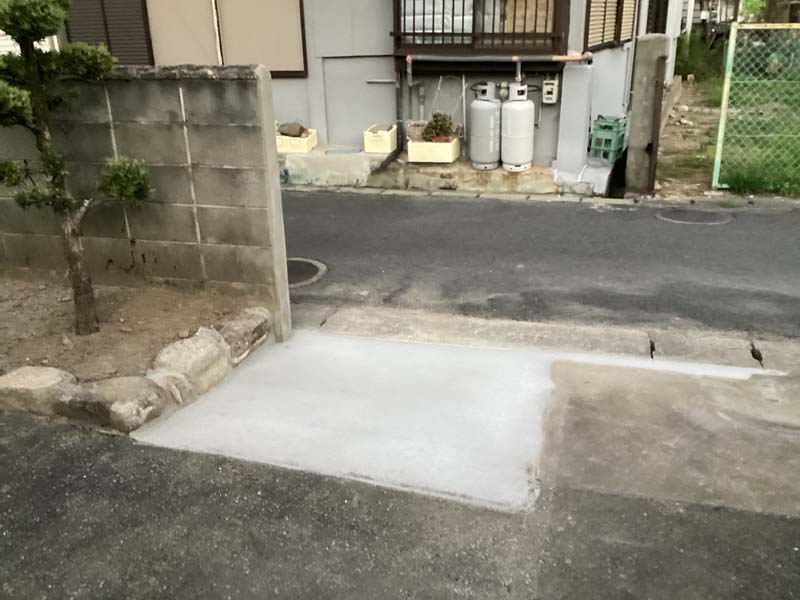 松岡建設家屋解体施工後画像