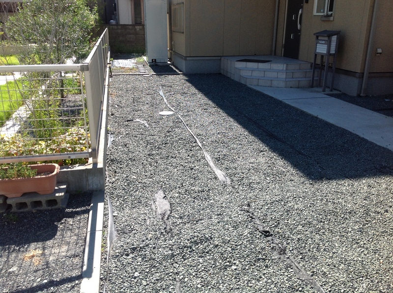 松岡建設エクステリア施工前画像