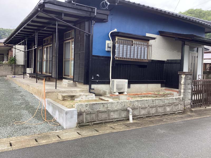 松岡建設エクステリア施工前画像