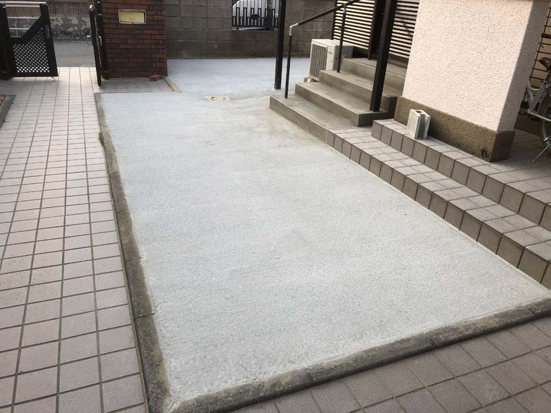 松岡建設コンクリ打設工事施工例