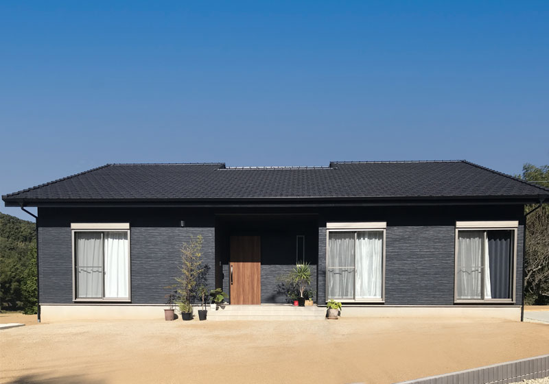 松岡建設中庭のあるお家の写真