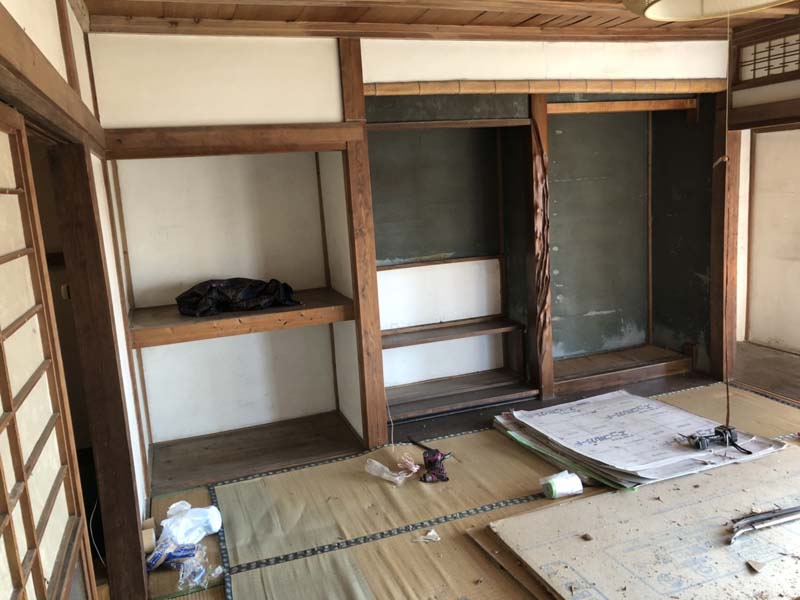 松岡建設床の間リフォーム施工前画像