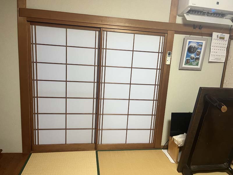 障子張り替え後画像
