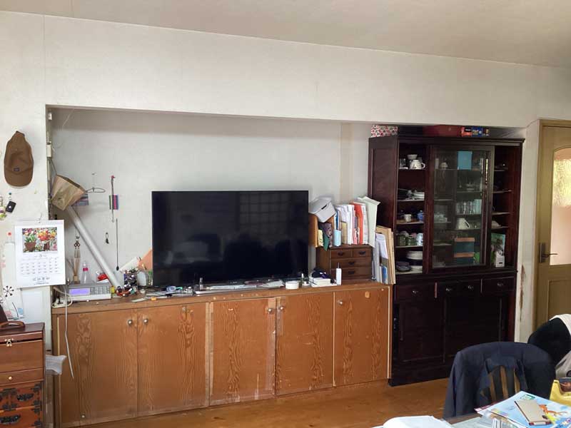 松岡建設リフォーム施工前：リビング