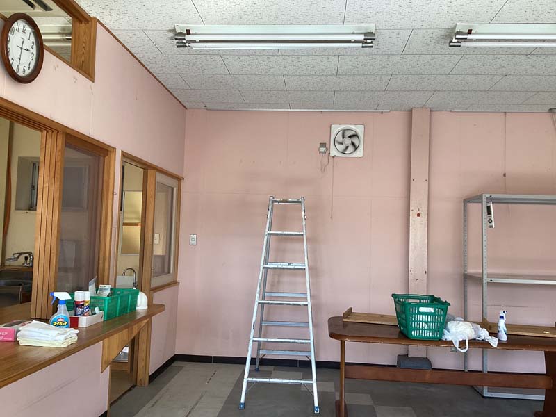 松岡建設体育館完成写真