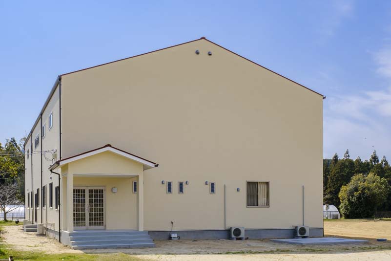 松岡建設体育館完成写真