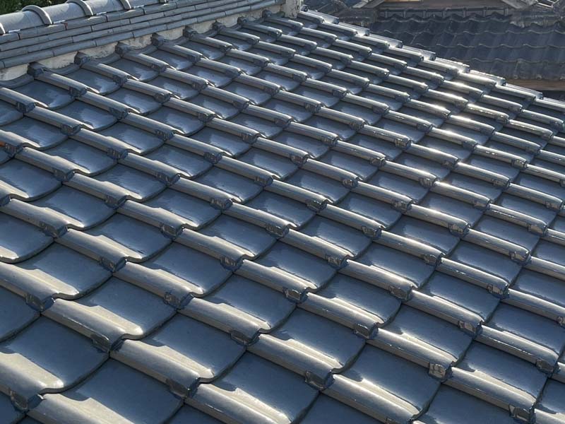 松岡建設瓦葺き替え画像