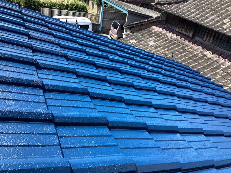 松岡建設瓦葺き替え施工例写真