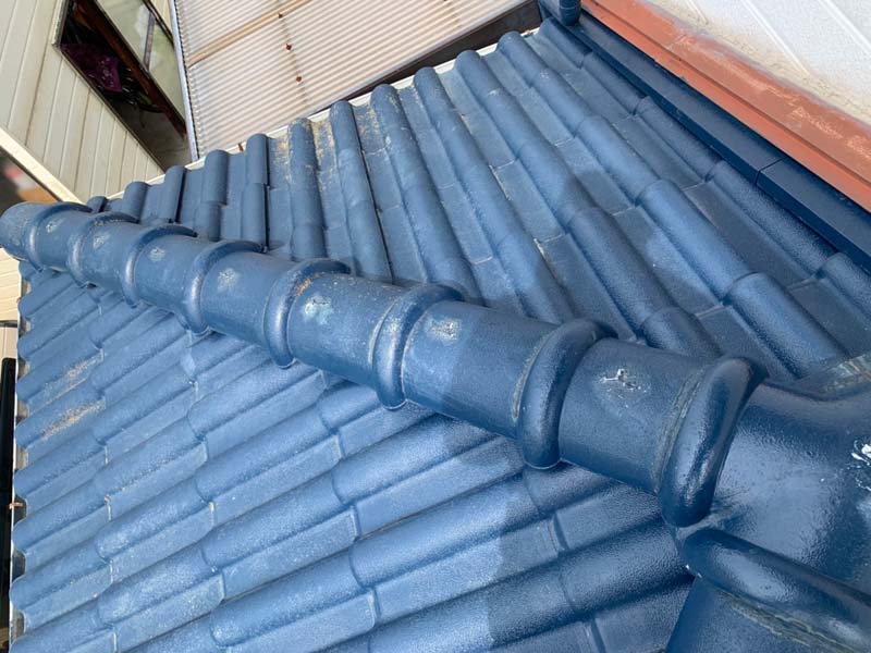 松岡建設瓦葺き替え施工例写真