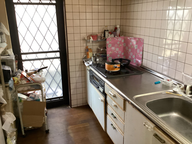 松岡建設キッチンリフォーム施工前画像