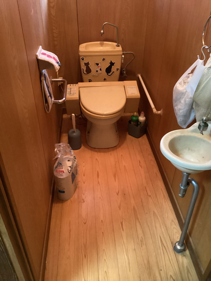 松岡建設トイレ交換施工例